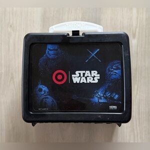 Thermos - Black Star Wars Plastic Lunch Box Made in USA TARGET EXCLUSIVE
